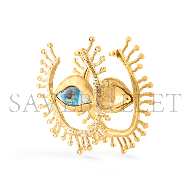 SCHIAPARELLI EYES HOOP EARRINGS PH20BI24S